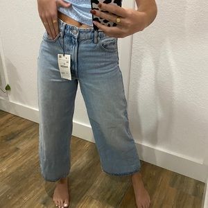 Zara wide leg jeans